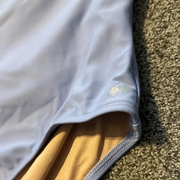 MARIA NWT periwinkle halter leotard - Picture 3 of 8